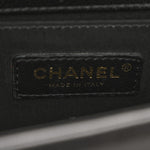 Caviar Quilted Small Boy Flap Black