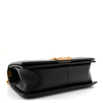Calfskin Quilted Medium Boy Flap Black