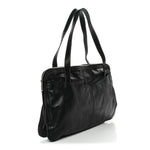 Nappa Pocket Satchel Black