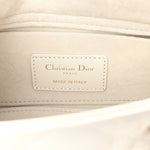 Lambskin Cannage Small Lady D-Joy Latte