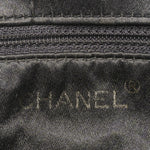 Satin Quilted Crystal CC Square Flap Grey