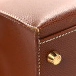 Veau Grain Lisse Kelly Sellier 32 Noisette