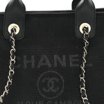 Mixed Fibers Small Deauville Tote Black