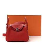 Taurillon Clemence Mini Lindy 20 Rouge Radieux