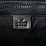 Techno Canvas Web Double Buckle Backpack Black