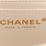 Aged Calfskin Quilted 2.55 Reissue Mini Flap White