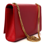 Grain De Poudre Medium Monogram Kate Satchel Red