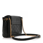 Lambskin Quilted Monogram Mini Nolita Black
