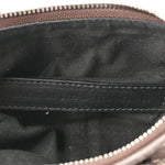 Metallic Agneau Arena Le Cagole Shoulder Bag XS Dark Bronze