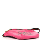 Grained Calfskin Small Logo Belt Bag Box Pink Green