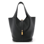 Taurillon Clemence Picotin Lock 22 MM Black