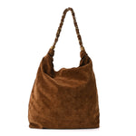 Suede Amalia Hobo Caramel Cognac