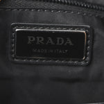 Nylon Brushed Calfskin Mini Sling Backpack  Black