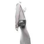 Smooth Calfskin Teen Bucket 16 Grey