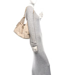 Caviar Quilted Small Chanel 25 Handbag Beige