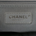 Metallic Crumpled Calfskin Chain 20s Signe Tote Silver