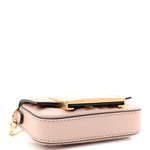 Nappa Matisse FF Embossed Nano Maxi Buckle Baguette Charm Rosa Quarzo