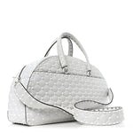 Lambskin Free Rockstud Spike Bowling Bag White