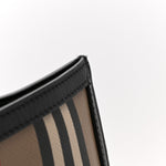 E-Canvas Stripe Book Tote Tan Archive Beige