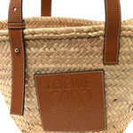 Raffia Basket Tote Bag Natural Tan
