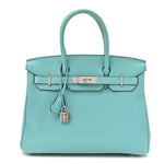 Togo BIRKIN 30 Bleu Atoll