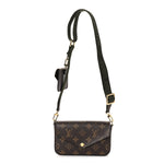 Monogram Felicie Strap & Go Kaki
