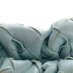 Nappa Maxi Intrecciato The Pouch Oversized Clutch Teal Washed
