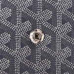 Goyardine Monte Carlo Bois Clutch With Strap Gray