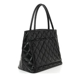 Patent Medallion Tote Black