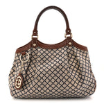 Diamante Medium Sukey Tote Brown