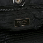 Tessuto Nylon Shopping Tote Black