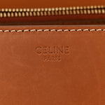 Natural Calfskin Medium Classic Box Flap Bag Tan