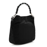 Nylon Bamboo Hobo Black