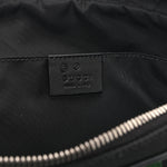 Canvas Web Slim Belt Bag Black