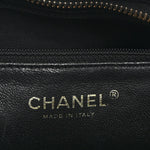 Caviar Quilted Medallion Tote Black