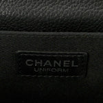 Grained Calfskin Quilted 2.55 Reissue Flap Belt Bag Clutch Black