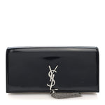 Patent Cassandre Tassel Clutch Black