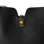 Smooth Calfskin Medium Camille 16 Soft Bag Black