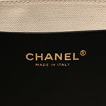 Suede Quilted Eyes On You Large Shopping Bag Beige