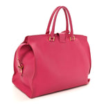 Calfskin Large Classic Y Cabas Fuchsia