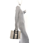 Toile Taurillon Clemence Sac Harnais Tote PM Black