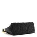 Lambskin Macrocannage DiorStar Hobo Bag Black