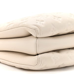 Lambskin Embossed Monogram Coussin PM Beige Cream