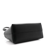 Vitello King Plexiglass Logo Embossed Mini By The Way Top Handle Boston Bag Black