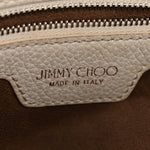 Grained Calfskin Embossed Star Small Sofia Tote Chalk