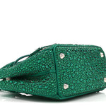 Satin Crystal Mini Galleria Double Zip Tote Mango