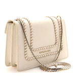 Calfskin Woven Chain Serpenti Forever Crossbody Bag White
