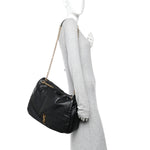 Lambskin Matelasse Monogram Large Jamie 4.3 Black