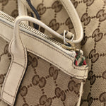 Monogram Medium New Britt Hobo Tote Off White