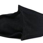 Linen Calfskin Rive Gauche North South Tote Black